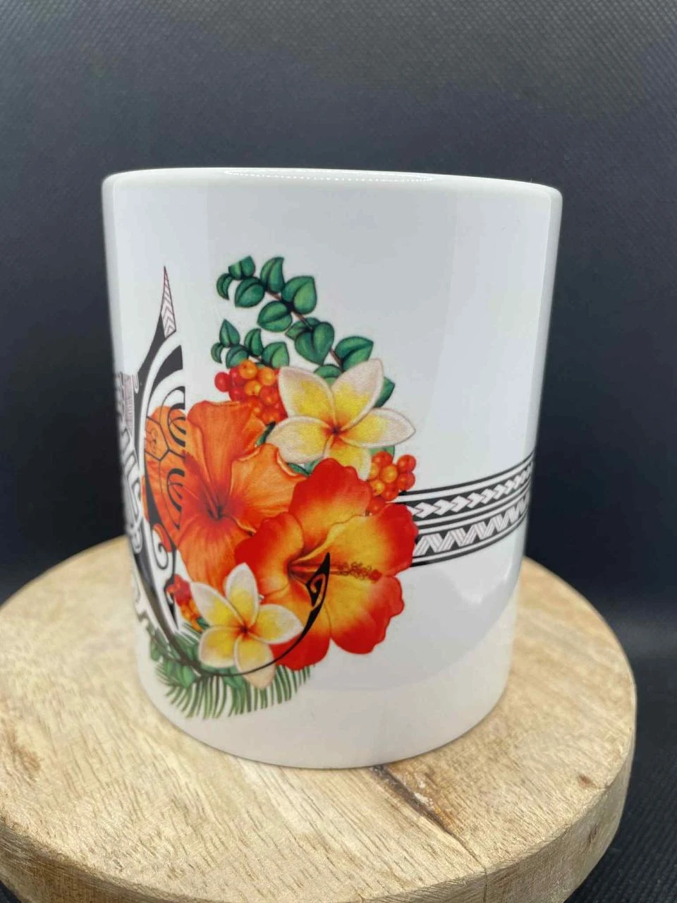 ☕ Keramische Mok – Tahiti • Polynesische Tattoo • Patutiki 🌺🌊 – photo 3